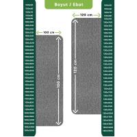 Kaydırmaz Gri Karmaşık Paspas En:100cm