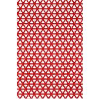 Kaydırmaz Kırmızı Yıldız Paspas En:120cm