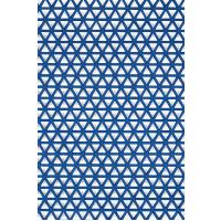 Kaydırmaz Mavi Yıldız Paspas En:120cm