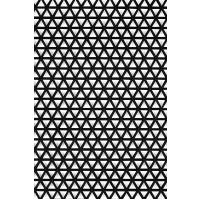 Kaydırmaz Siyah Yıldız Paspas En:120cm