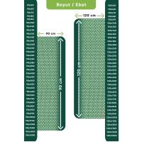 Kaydırmaz Yeşil Bal Petek Paspas En:90cm